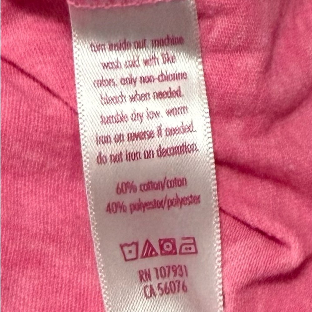 Justice Pink Unicorn Graphic Tee with Rainbow - Picture 4 of 6